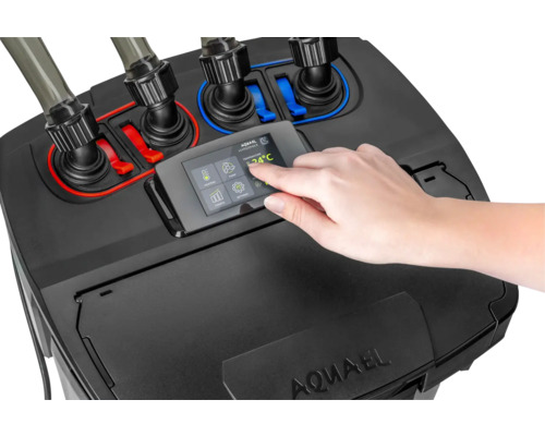 Aquarium Aussenfilter mit digitaler Steuerung und Handbedienung