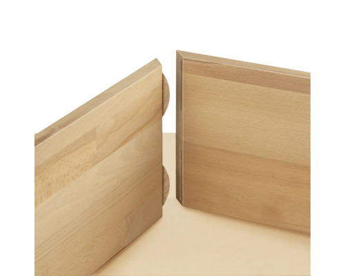 Panneaux de bois avec connecteurs pour la construction de meubles