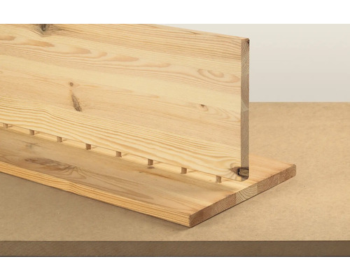 Panneau de bois avec assemblage à tenon