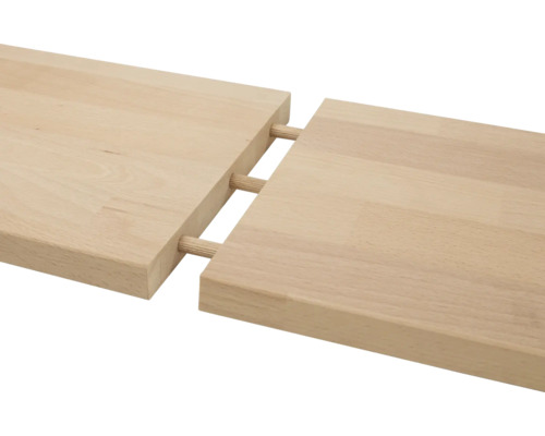 Assemblage de deux éléments en bois avec des chevilles