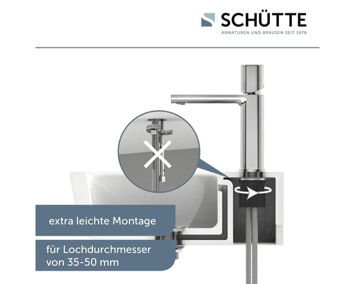 Robinet Schütte avec illustration du montage facile