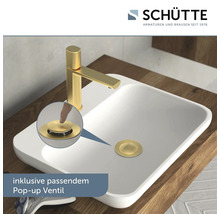 SCHÜTTE Waschtischarmatur NEW YORK gold matt 33617