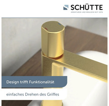 SCHÜTTE Waschtischarmatur NEW YORK gold matt 33617
