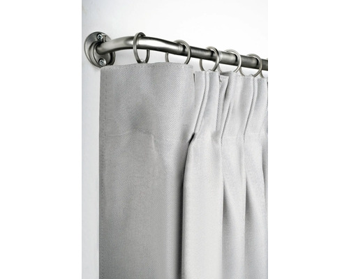 Tringle à rideaux avec anneaux de rideaux et rideau