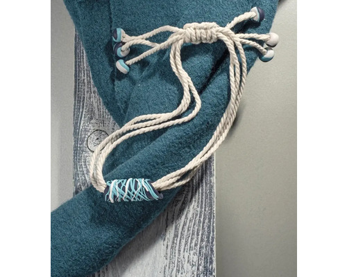 Dekorativer Vorhanghalter aus Seil mit Quaste