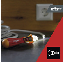 Spannungsprüfer Wiha Volt Detector, berührungslos, einpolig 12 – 1.000 V AC inkl. 2x AAA-Batterien-thumb-5