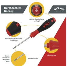 Schraubendreher Set Wiha SoftFinish gemischt 12-tlg.
