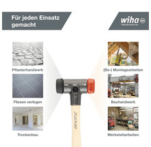 Schonhammer Safety Wiha 30 mm Kopfdurchmesser mittelweich/hart-thumb-2