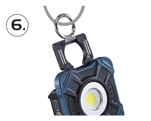 Lampe de travail avec dispositif de suspension