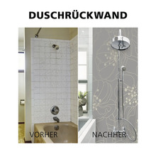 Duschrückwand mySpotti Shower Beach & Boat Boot am Strand 255 x 150 cm SH-255150-1935-HB