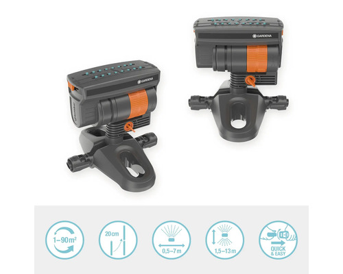 Gardena Vielflächenregner zur Bewässerung von Gärten