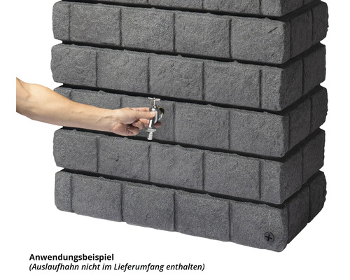 Réservoir d''eau de pluie avec robinet