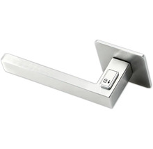 Poignée de porte en acier inoxydable avec indicateur de verrouillage