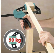 Serre-joint à une main Wolfcraft Easy 300-75 mm