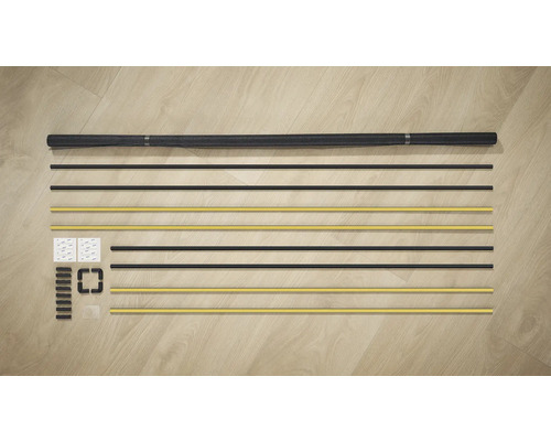 Store de protection contre les insectes avec accessoires de montage