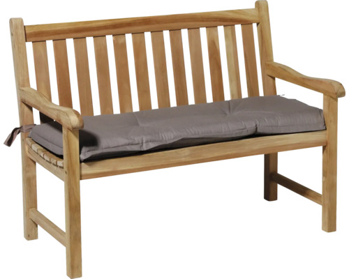 Banc de jardin en bois avec coussin d''assise