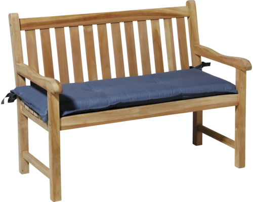 Banc de jardin en bois avec coussin d''assise