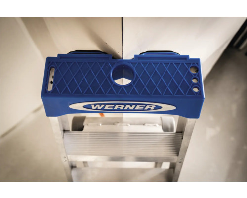 Werner Leiter mit Werkzeugablage