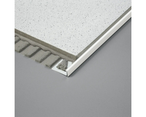 Profilé de carreaux en plastique sur carreau