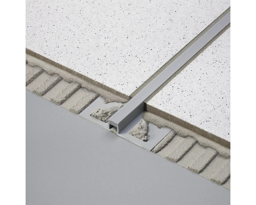 Profilé de transition en aluminium entre deux revêtements de sol