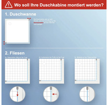 Drehtür für Nische SCHULTE ExpressPlus AlexaStyle 2.0 80 cm Dekor Depoli Light Profilfarbe aluminium-thumb-5