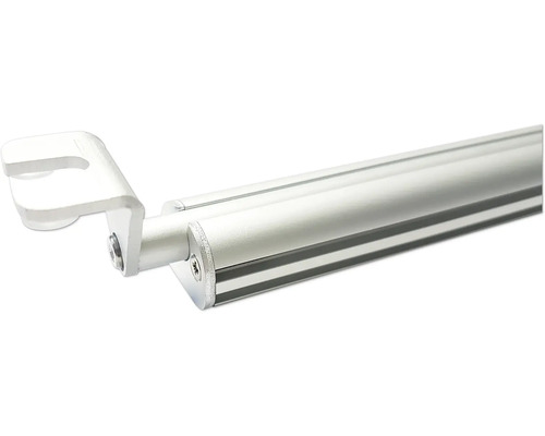 Gardinenstange aus Metall mit Halterung