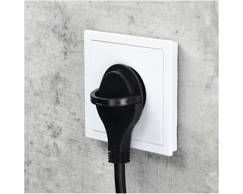 Prise Schuko dans une prise de courant