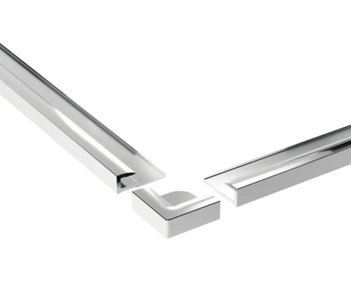 Connecteur d''angle pour profilés de cabine de douche