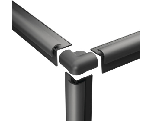 Raccord d''angle avec profilés