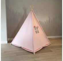 Tente de jeu rose pour enfants avec fenêtre