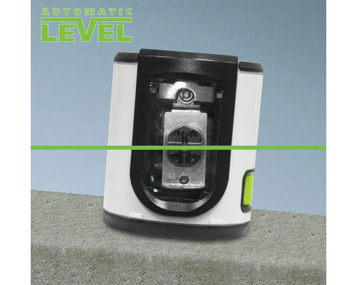 Laser-Nivelliergerät mit grüner Laserlinie für präzises Nivellieren