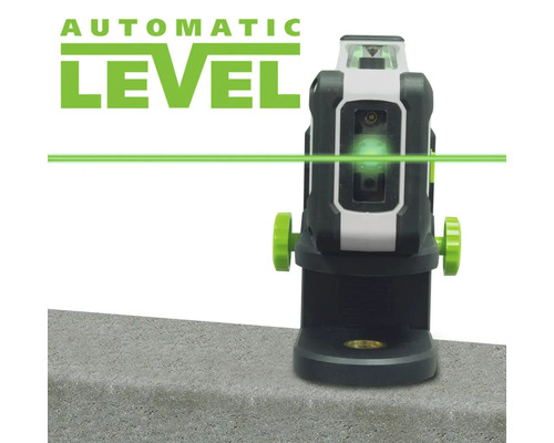 Automatischer Kreuzlinienlaser mit grüner Laserlinie