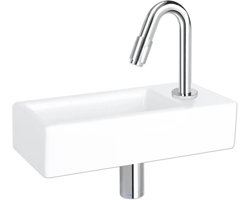 Waschtisch mit Armatur für das Badezimmer