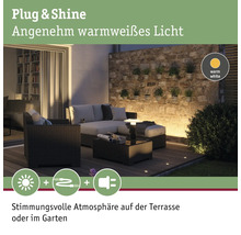 Réglette d'éclairage à encastrer à LED Plug & Shine Paulmann IP67 8W 875 lm 3.000 K blanc chaud 845x45mm anthracite 230/24V-thumb-7