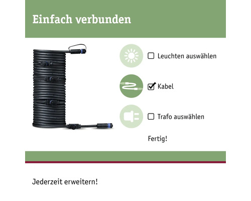 Image d''un câble pour la sélection de luminaires et de transformateurs