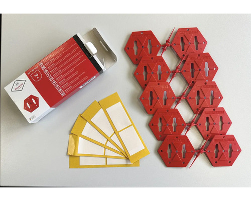 Maurerglanz Kit de suspension pour miroir, comprenant des bandes adhésives et un emballage