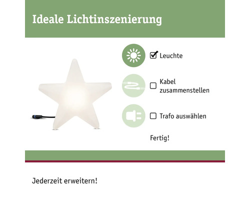 Dekorative Sternleuchte für Innenräume