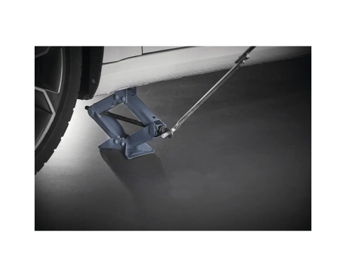 Scherenwagenheber hebt ein Auto an