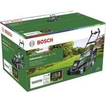 Emballage d''une tondeuse à gazon électrique Bosch Advanced Rotak 44-750 de 1800 watts