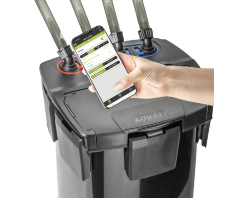 Filtre externe Aquael avec contrôle par application smartphone