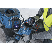 Aspirateur Bosch et perforateur à batterie avec logo Bosch