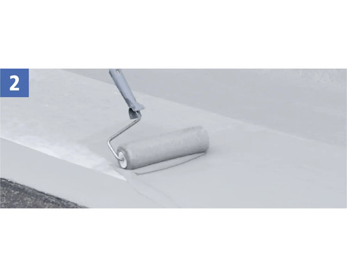 Peindre une surface avec un rouleau à peinture