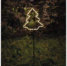 Lampe de jardin décorative en forme de sapin de Noël avec piquet de terre