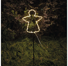 Figurine lumineuse LED ange pour l''extérieur