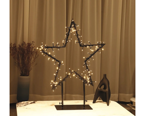 Étoile décorative avec éclairage LED pour l''intérieur
