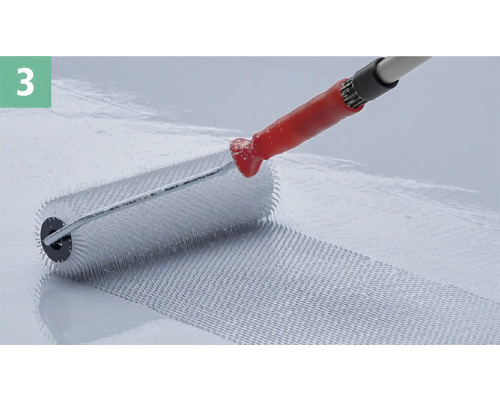 Stachelwalze zum Entlüften von Beschichtungen