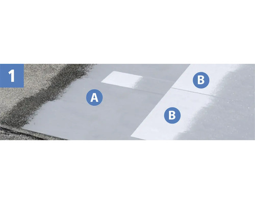 Application d''un revêtement de toit sur un toit