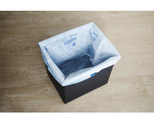 Poubelle avec sac poubelle