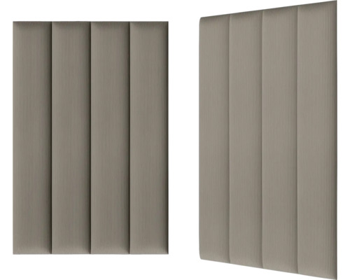 Deux panneaux muraux rembourrés pour la décoration intérieure