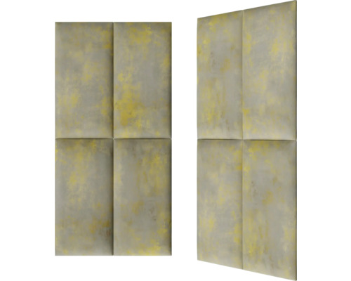 Deux panneaux d''insonorisation avec quatre champs chacun